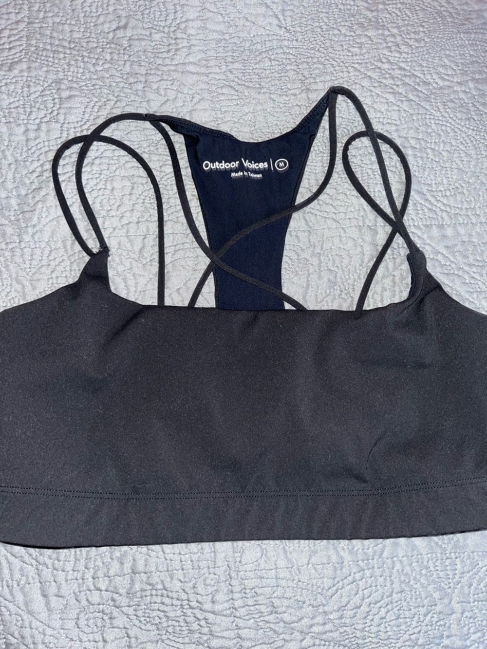Outdoor Voices sports bra M (flawed - see photos and description)